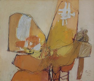 Fred Sieger - Compositie in geel